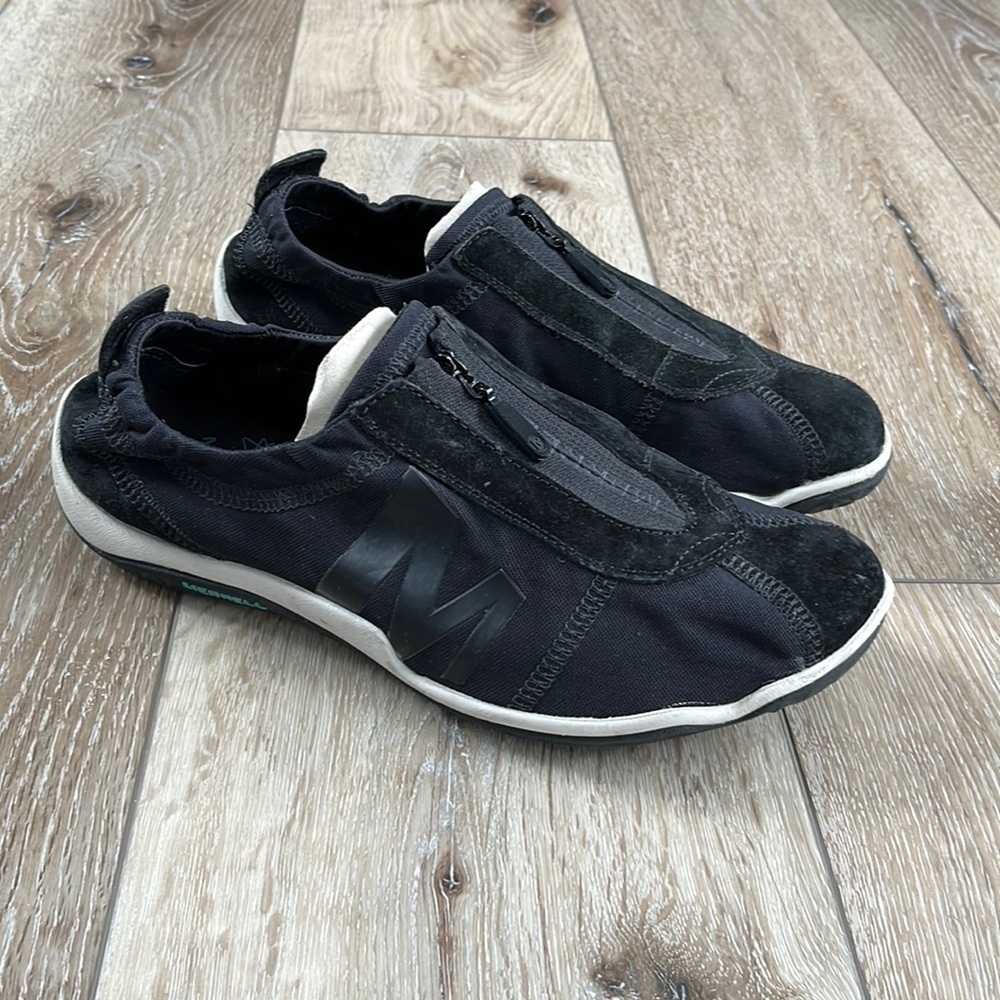 MERRELL Lorelei Link Walking Shoes Black Comfort Sneakers